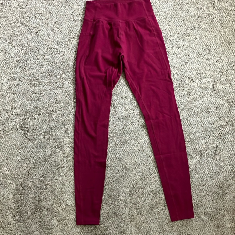 Alphalete Maroon Leggings
